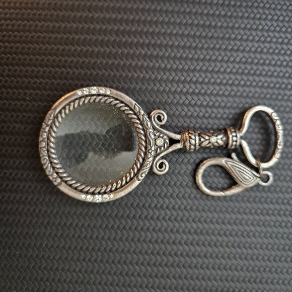 Chico's 2009 Limited Edition St. Jude Looking Glass Keychain In Gift Bag - NEW - Picture 3 of 4